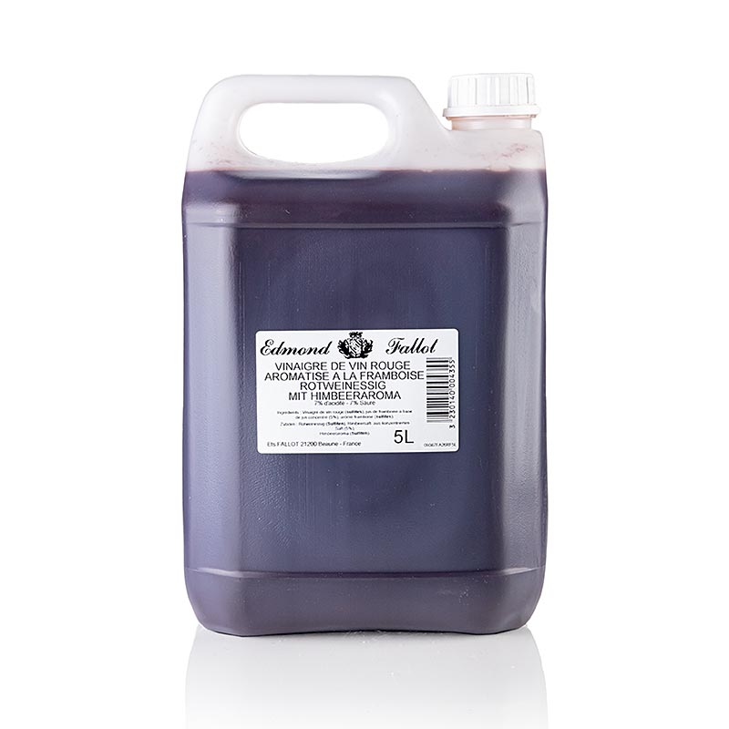 Rode wijnazijn, framboos, Fallot, 5 l