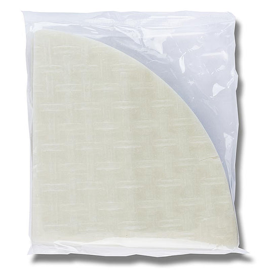 Rijstpapier, driehoekig, 15 cm zijlengte, 500 g, 57 vellen