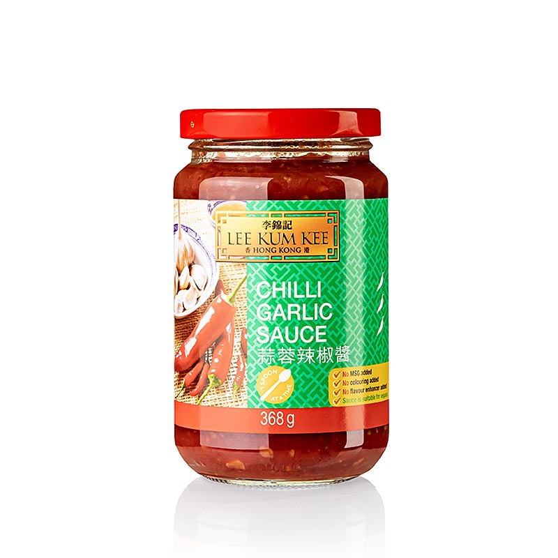 Chilisaus met knoflook, Lee Kum Kee, 368 g