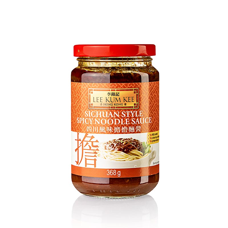 Sichuan-noedelsaus, pittig, Lee Kum Kee, 368 g
