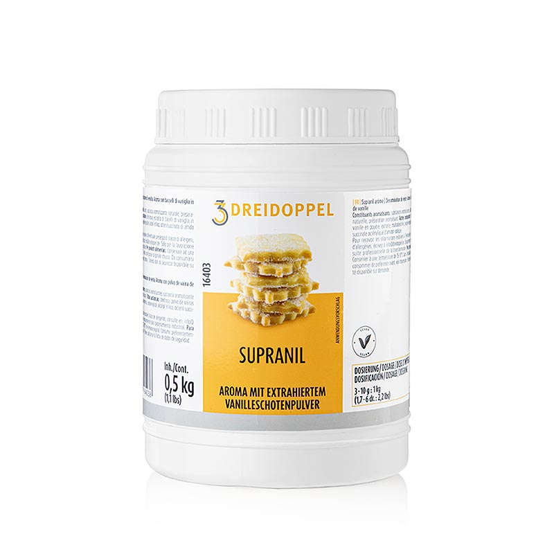 Supranil - Vanilleconcentraat poeder, Dreidoppel, nr. 164, 500 g