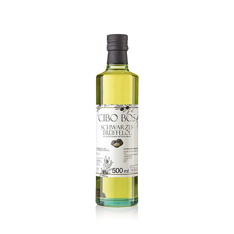 CIBO BOS Olijfolie met zwarte truffelsmaak (truffelolie), 500 ml