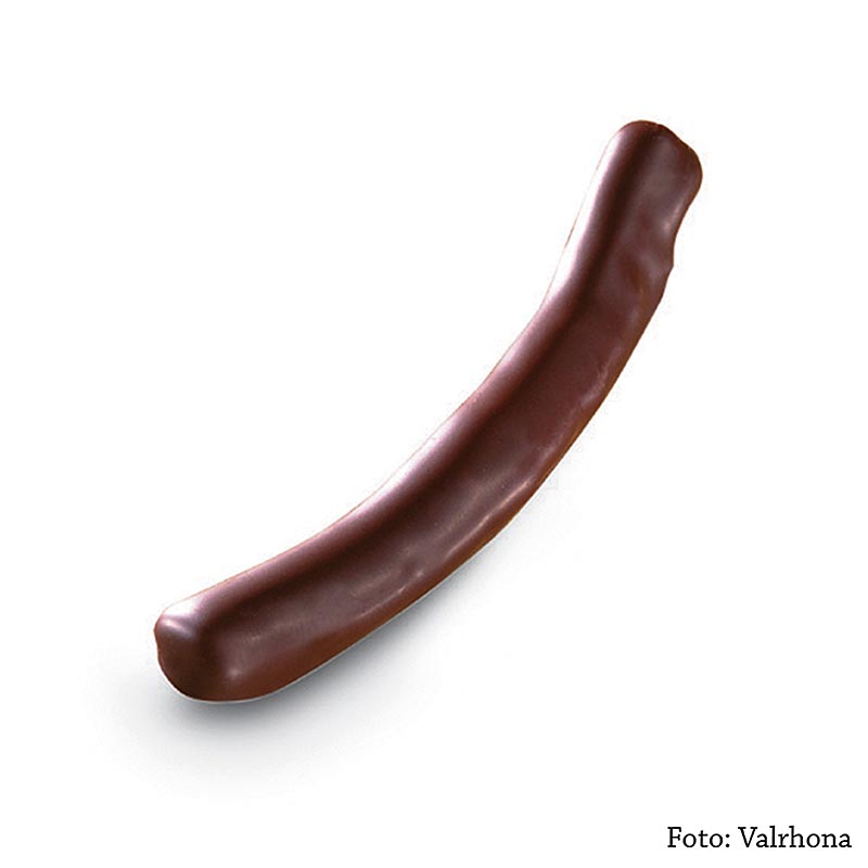 Valrhona Orangette, sinaasappelschilstaafjes in pure chocolade, 2 kg