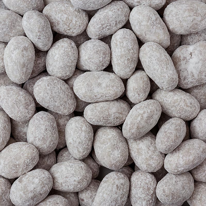 Valrhona "Amandes Gianduja", amandelen in gianduja, met poedersuiker, 2 kg