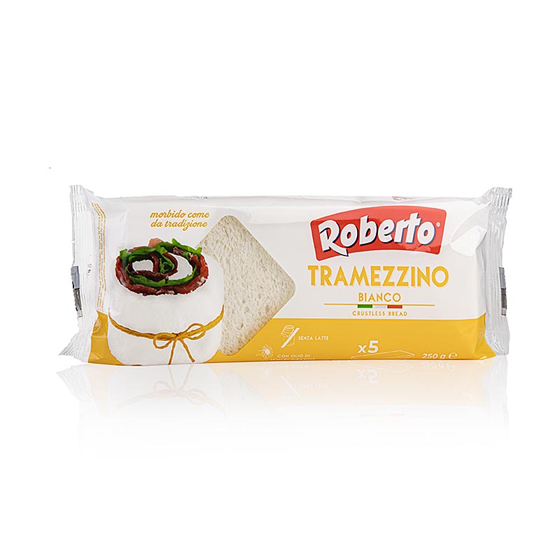 Tramezzini brood, sneetjes van ca. 10x23 cm, 250 g, 5 stuks