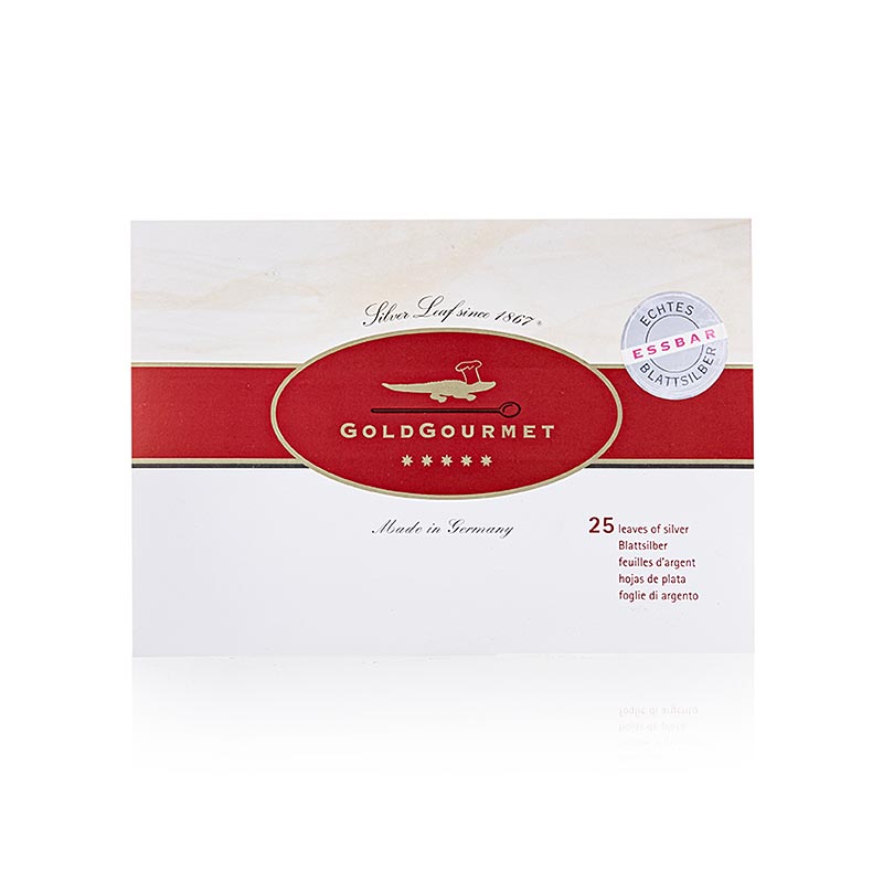 Zilver - Bladzilver boekje, 80 x 80 mm, E174, 25 vellen