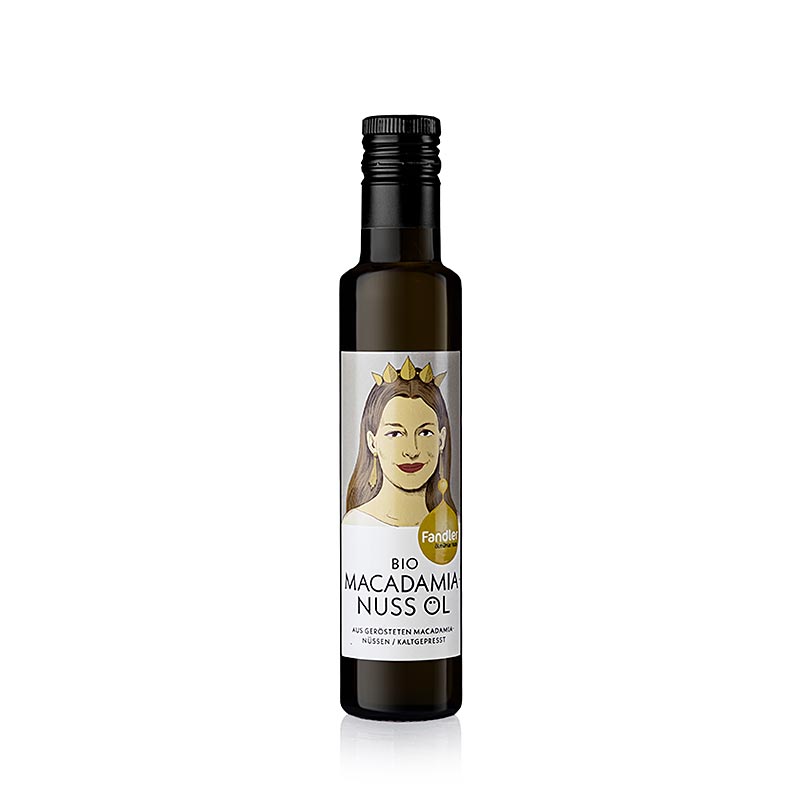 Macadamia-olie, koudgeperst, Fandler, BIO, 250 ml