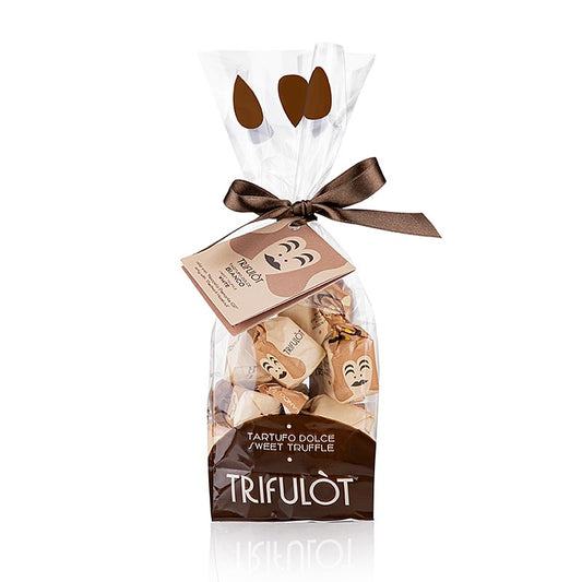 Tartuflanghe truffelbonbons "trifulòt", witte chocolade, ca. 14 g, 200 g