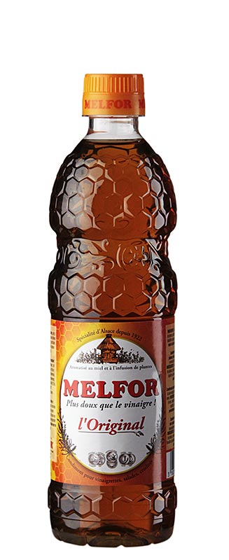Azijn-condiment, met honing en kruiden, 3,8% zuur, Melfor, 500 ml