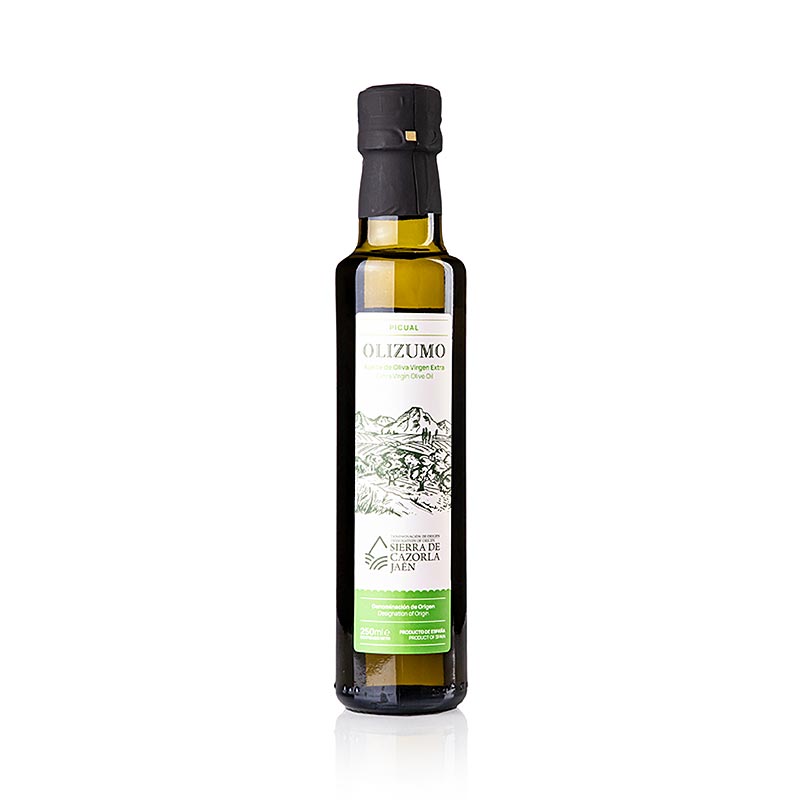 Extra olijfolie van eerste persing, Aceites Guadalentin "Olizumo DOP/BOB", 100% Picual, 250 ml