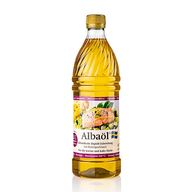 Albaöl© - koolzaadoliepreparaat, met botersmaak, Zweden, 750 ml