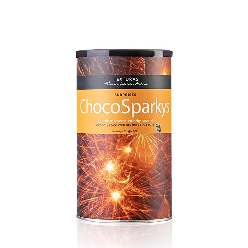 Sparkys (knallende bruisballen), met chocoladeomhulsel, Texturas Ferran Adrià, 210 g