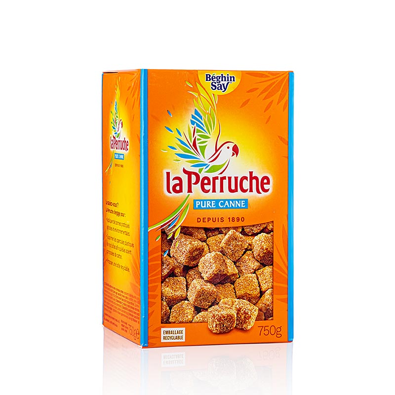 Rietsuiker, bruin, in blokjes, La Perruche, 750 g