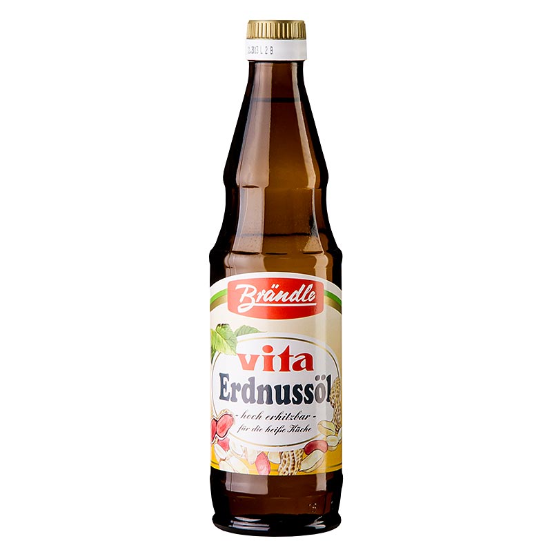 Aardnotenolie, geraffineerd, Brändle, 500 ml