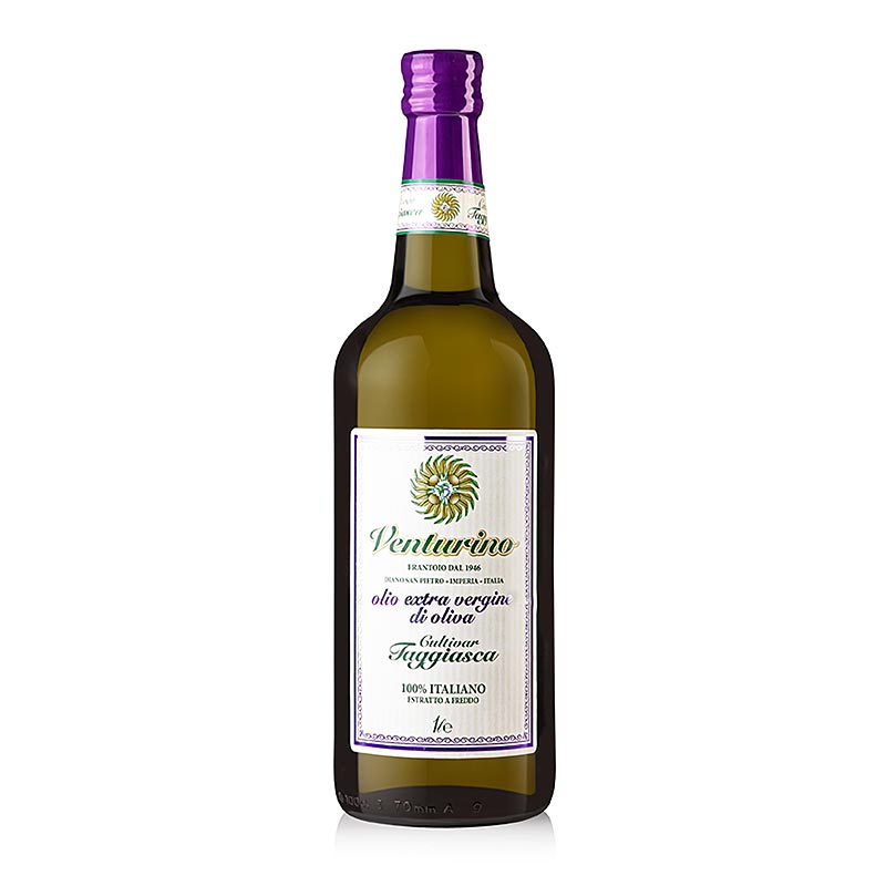 Extra vierge olijfolie, Venturino, 100% Taggiasca-olijven, 1 l
