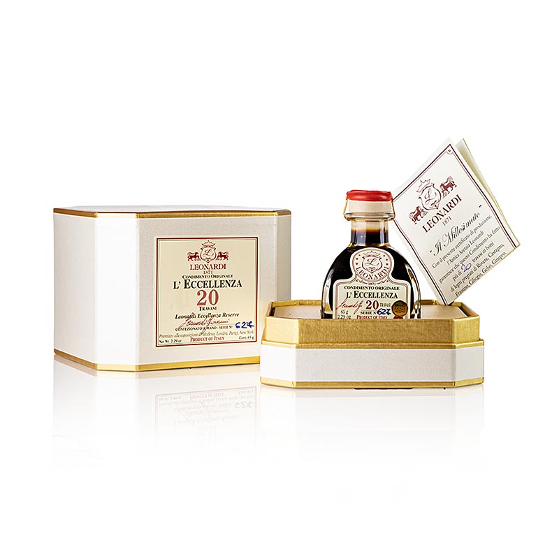 Leonardi - Balsamico Eccelenza Condimento, 20 jaar, 50 ml
