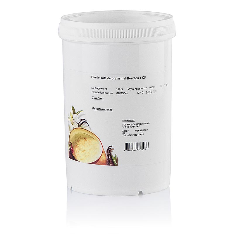 Bourbon-vanillepasta, met zaadjes, Eurovanille, 1 kg