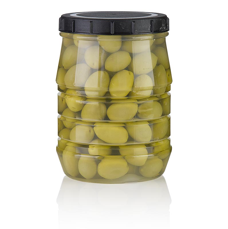 Groene olijven, met pit, in pekel, Linos, 1,5 kg