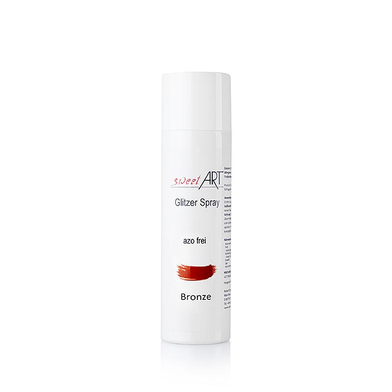 Glitterspray, brons glanzend, Sweet Art, 250 ml