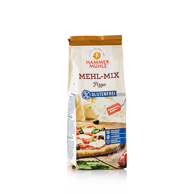 Pizzamix, glutenvrij, Hammermühle, 500 g