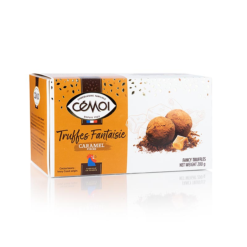 Truffelbonbons - pralines, Cemoi, met karamel, Frankrijk, 200 g