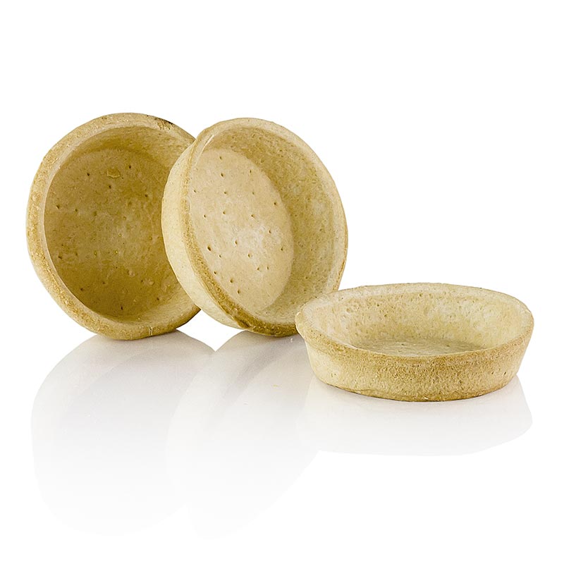 Bladerdeegtaartjes voor quiche, 2,1 cm hoog, ø 8,5 cm, Pidy, 1,31 kg, 72 stuks