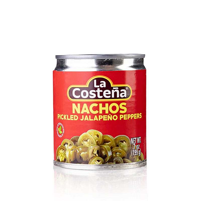 Chilipepers - Jalapenos, gesneden (La Costena), 199 g