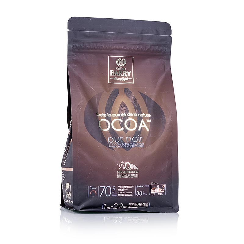 Purity Nature Ocoa, pure chocolade, callets, 70% cacao, 1 kg