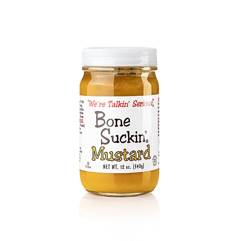 Bone Suckin´ Mustard Regular (mild), BBQ-mosterd, Ford´s Food, 325 ml