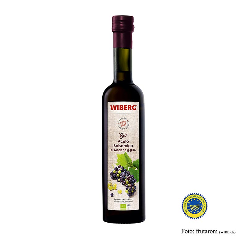 Wiberg Aceto Balsamico di Modena g.g.A, 6% zuur, BIO, 500 ml