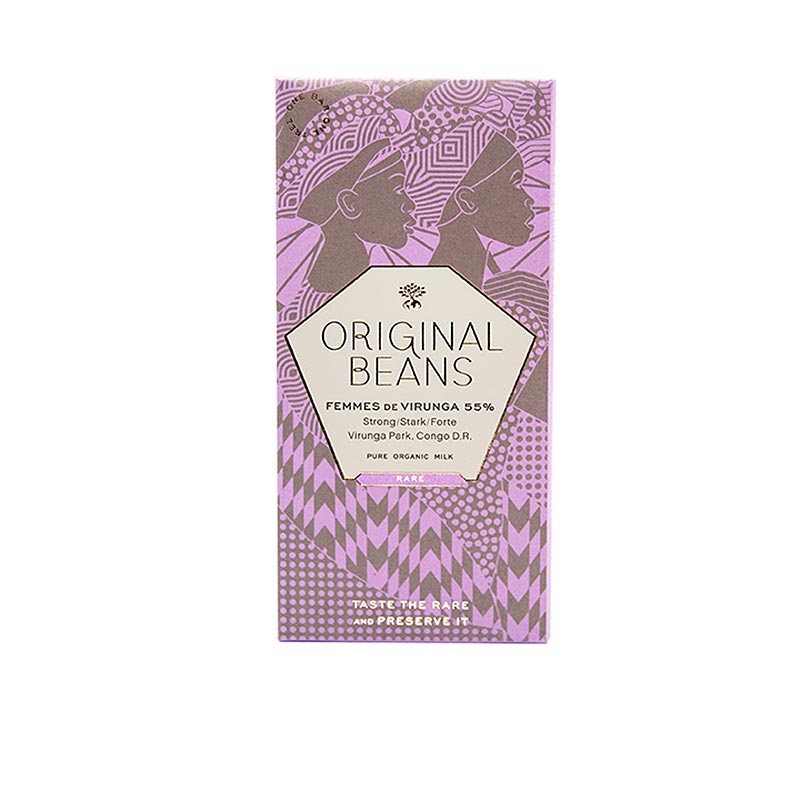 Femmes de Virunga Congo, 55% melkchocoladetablet, Original Beans, BIO, 70 g