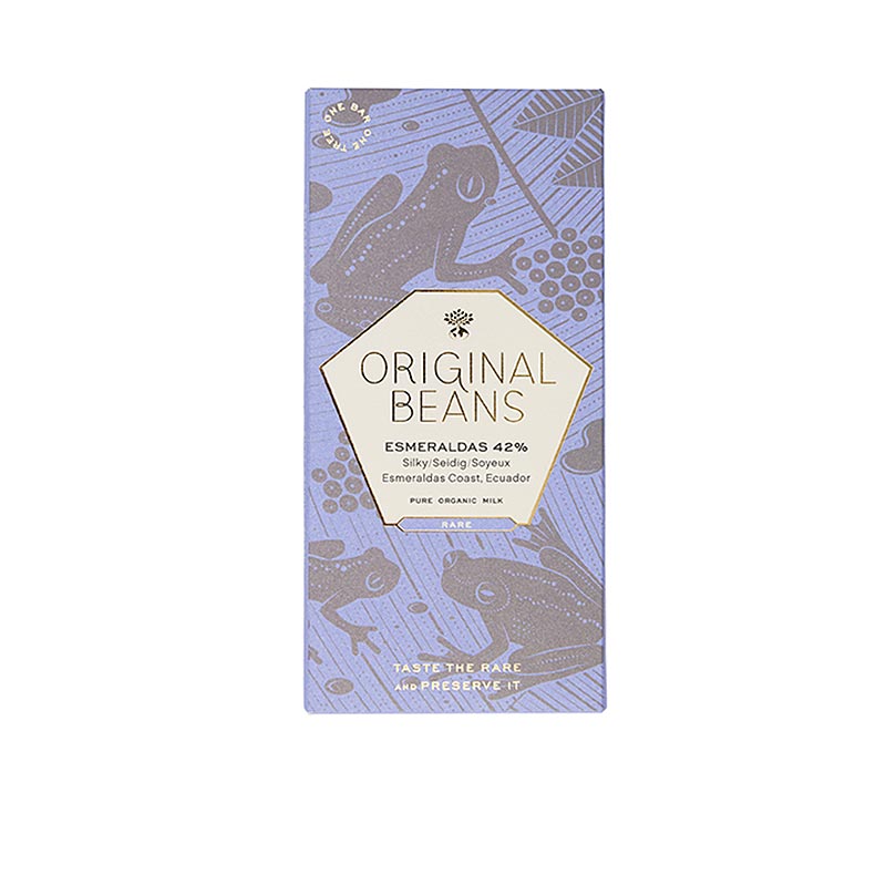Esmeraldas Ecuador, 42% melkchocoladetablet, 70 g, van Original Beans, BIO, 70 g
