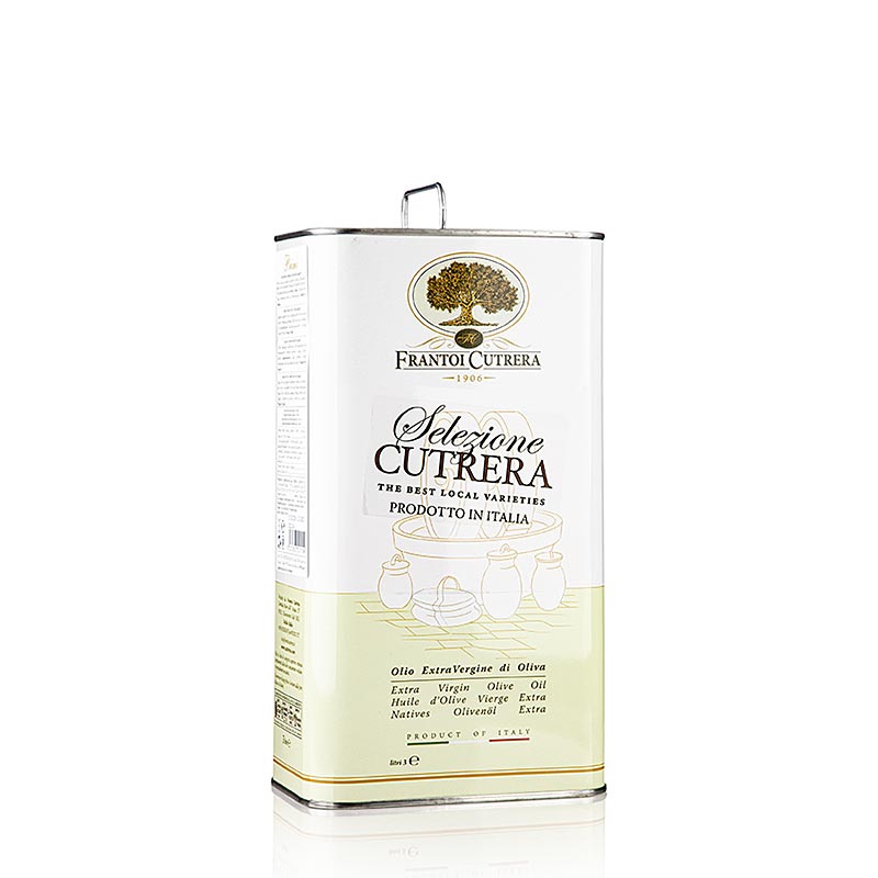 Extra vierge olijfolie, Frantoi Cutrera "Selezione Cutrera", intens, 3 l