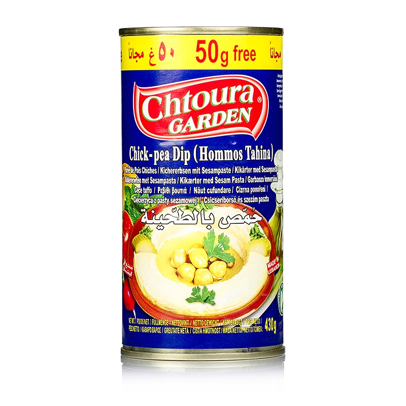 Hummus Tahini - Kikkererwtenpuree met sesam, Chotura, 380 g