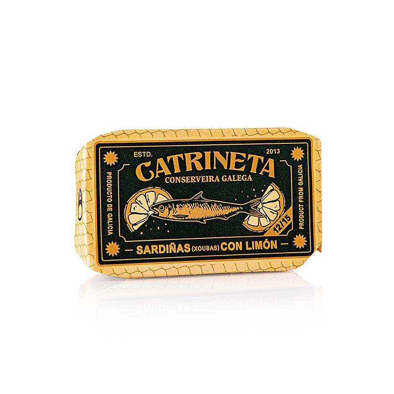 Sardines, heel, in olijfolie en citroen, sardina ao limón, 115 g
