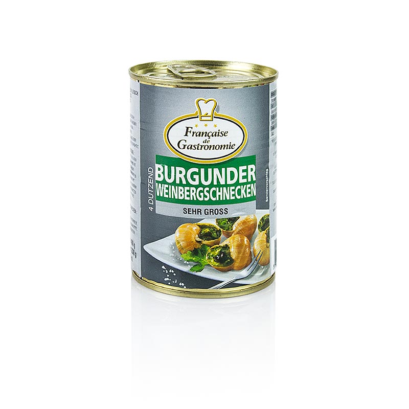 Wijngaardslakken, zeer groot, 4 dozijn, Francaise de Gastronomie, 400 g