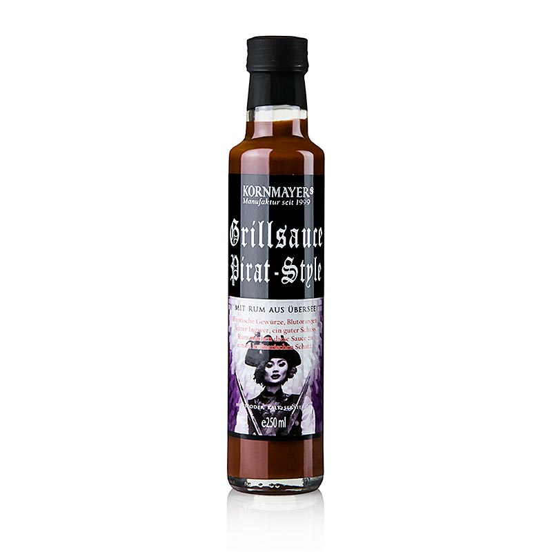 Kornmayer - Pirat - Style barbecuesaus, met rum, 250 ml