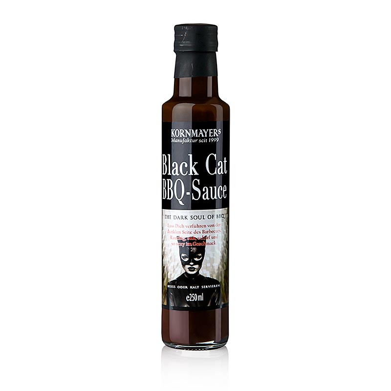 Kornmayer - Black Cat BBQ-barbecuesaus, 250 ml