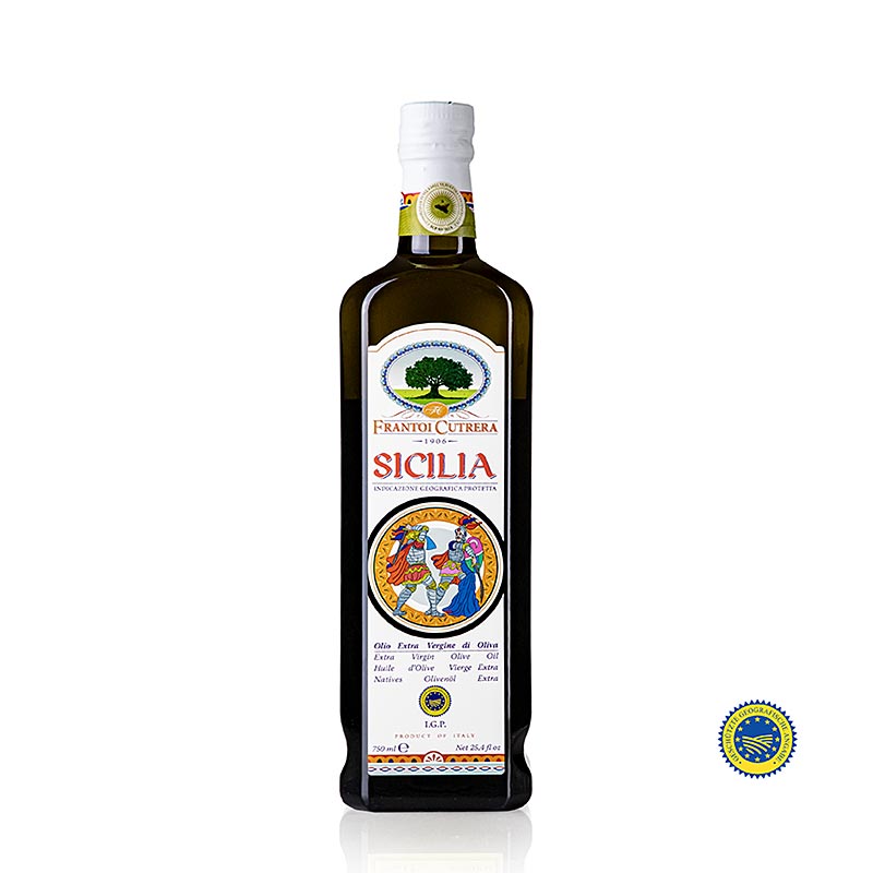 Extra vierge olijfolie, Frantoi Cutrera "Sicilia", IGP/g.g.A., 750 ml
