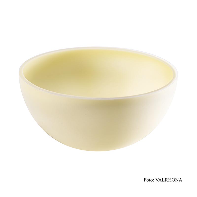 Valrhona Solstis Ivoire, grote ronde halve schalen (Ø71,6 mm), 432 g, 45 stuks