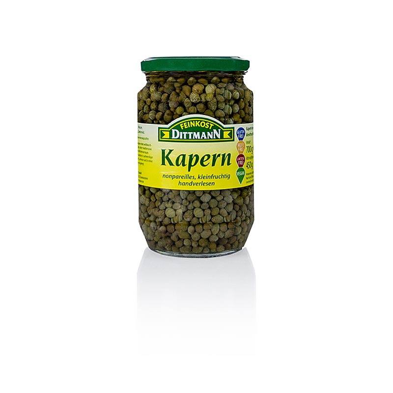 Kappertjes "Nonpareilles", ø 4-7 mm, Dittmann, 700 g