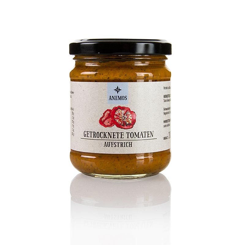 ANEMOS gedroogde tomatentapenade, 200 g - delicious sun-dried tomato spread in a jar