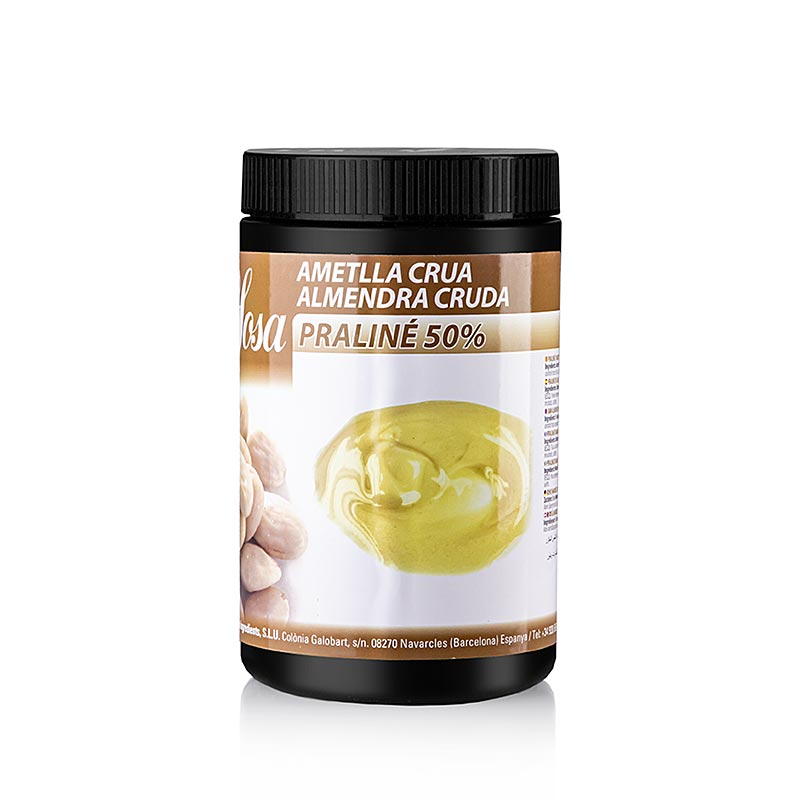 Sosa-pasta - amandel, praline, rauw, 50% met suiker, 1,2 kg