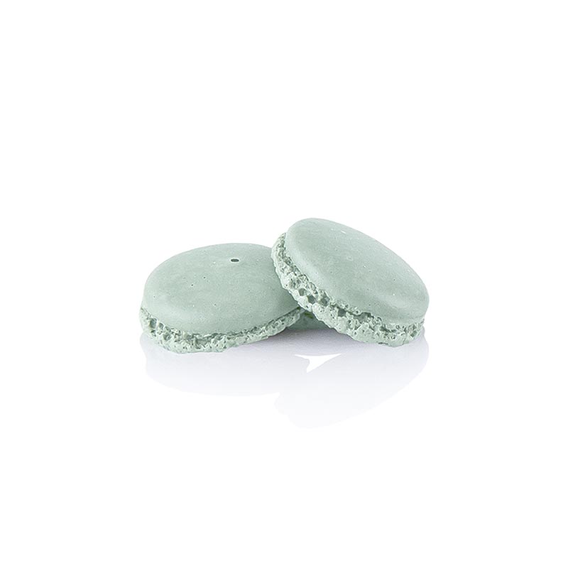 Macarons groen, amandel-meringuehelften, om te vullen, ø 3,5 cm, 921 g, 384 stuks