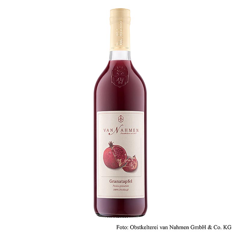 Granaatappelsap, 100% direct geperst, Van Nahmen, BIO, 750 ml