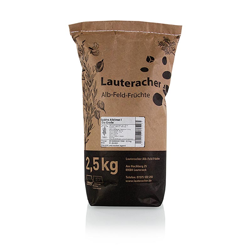 Linzen, Späths groene Alblinze I "Die Große", BIO, 2,5 kg