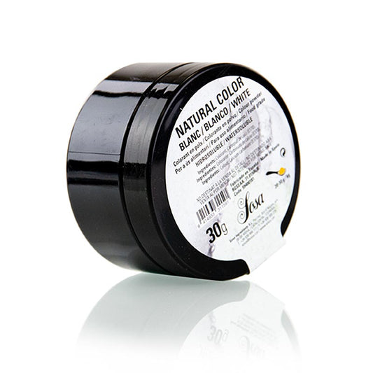 Sosa Voedingskleurstof Natuurlijk, poeder, wit, in water oplosbaar (38558), 30 g