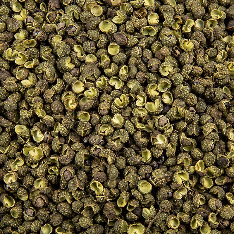 Groene Sichuanpeper - Szechuanpeper, Chinese bergpeper, met de hand geplukt, 250 g