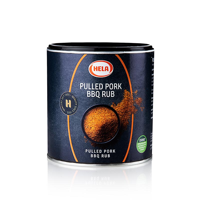 HELA Rub Pulled Pork BBQ kruidenmix, pittig - rokerig, 400 g