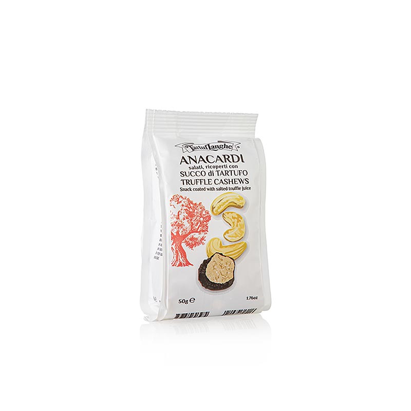 Tartuflanghe Barsnack Cashewnoten bedekt met truffelsap, 50 g